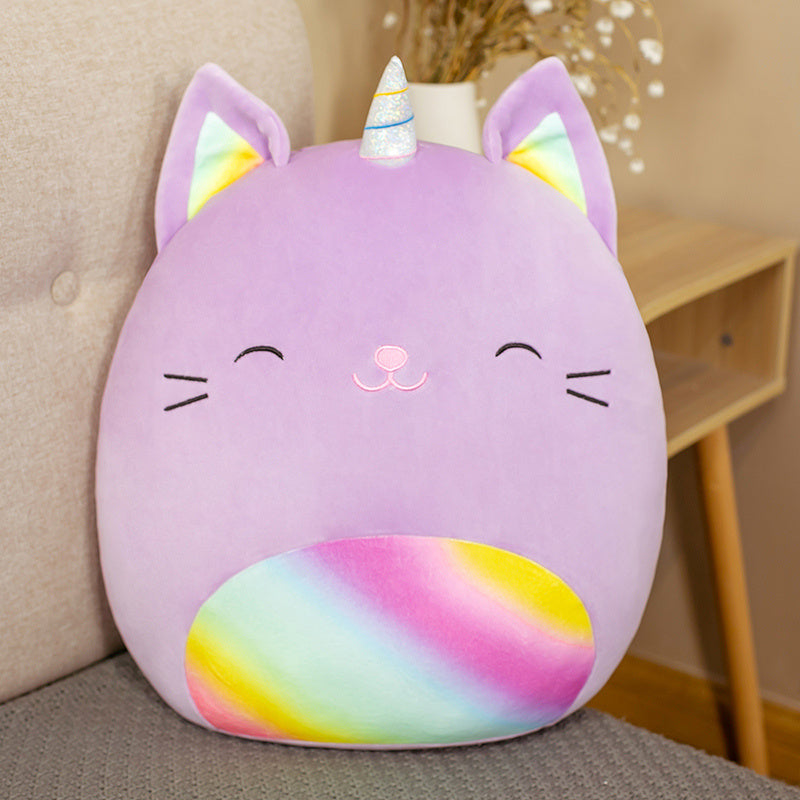 Cute Fat Fat Plush Toy Animal Doll Kawaii Deer Pig Soft Pillow Buddy Stuffed Cushion ValentineS Gift For Kids Girl
