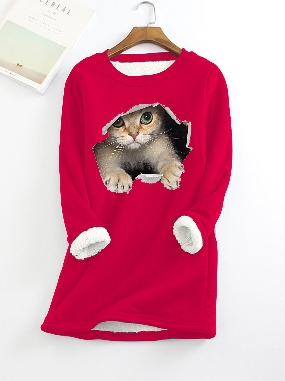 Autumn And Winter New Fleece-lined Thermal Bottoming Shirt Big Sale Printing