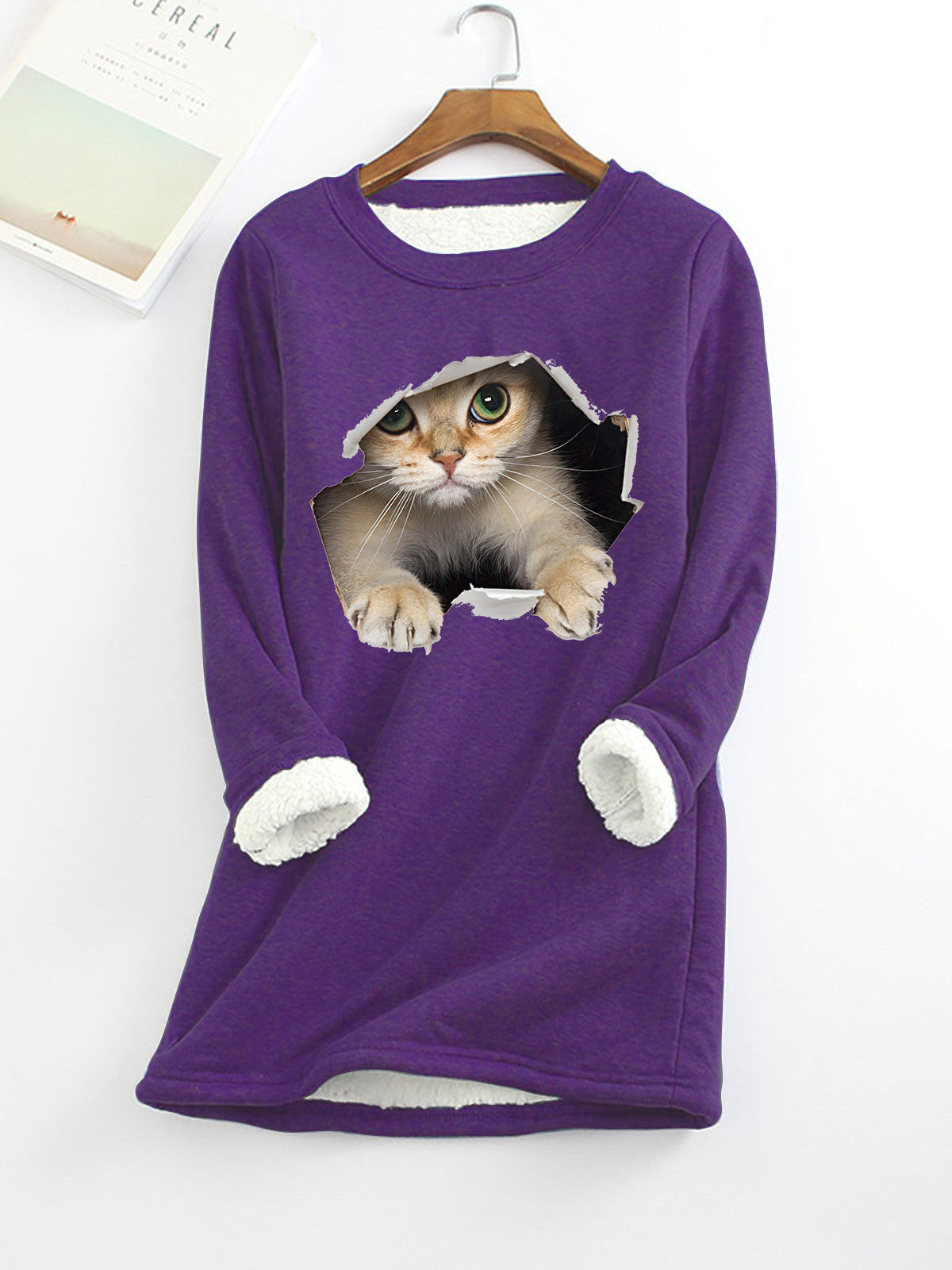 Autumn And Winter New Fleece-lined Thermal Bottoming Shirt Big Sale Printing