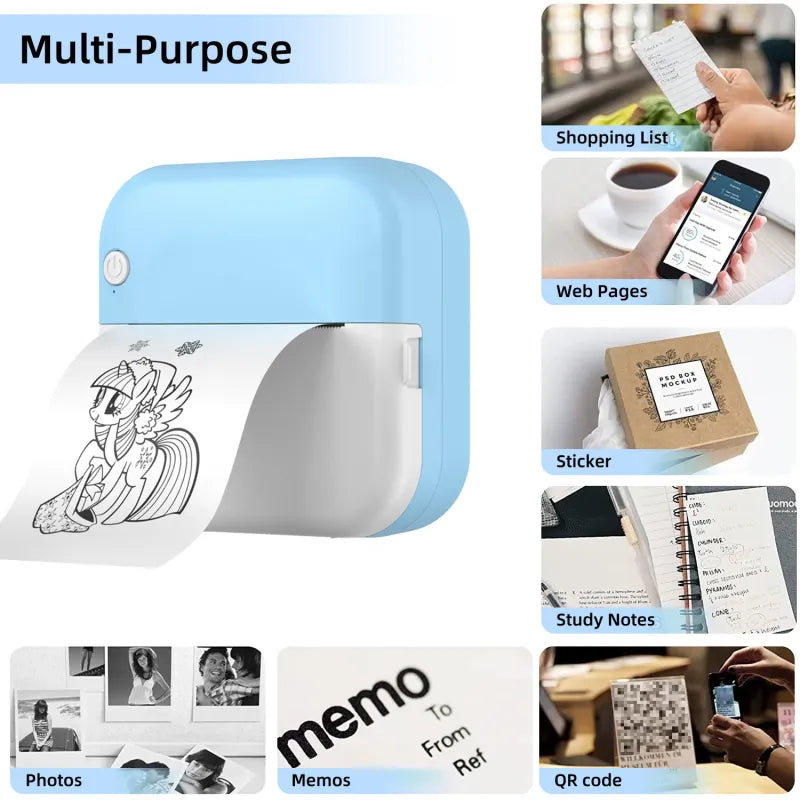 Mini Thermal Label Printer