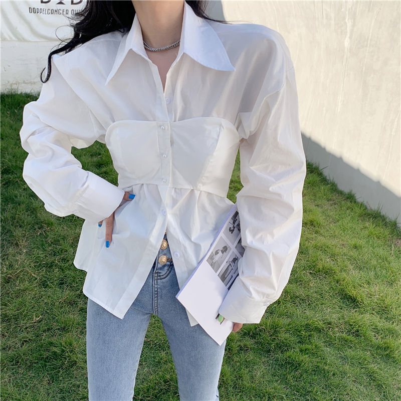 Shirt Women's Design Sense Niche Spring And Autumn New Shirt