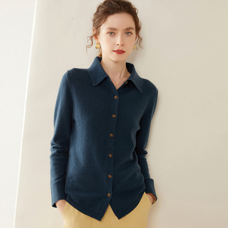 Knitted Sweat-shirt Slim Fit Slim Looking Base