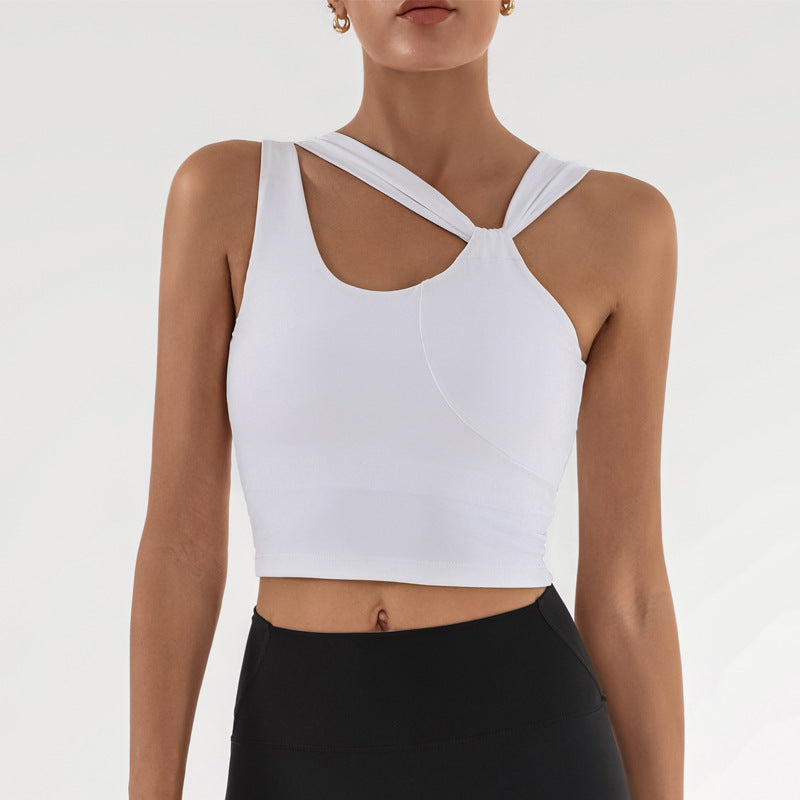 Yoga Vest Naked Women Skin-friendly Sports Top