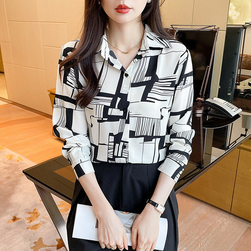 Design Long Sleeve All-matching Shirt