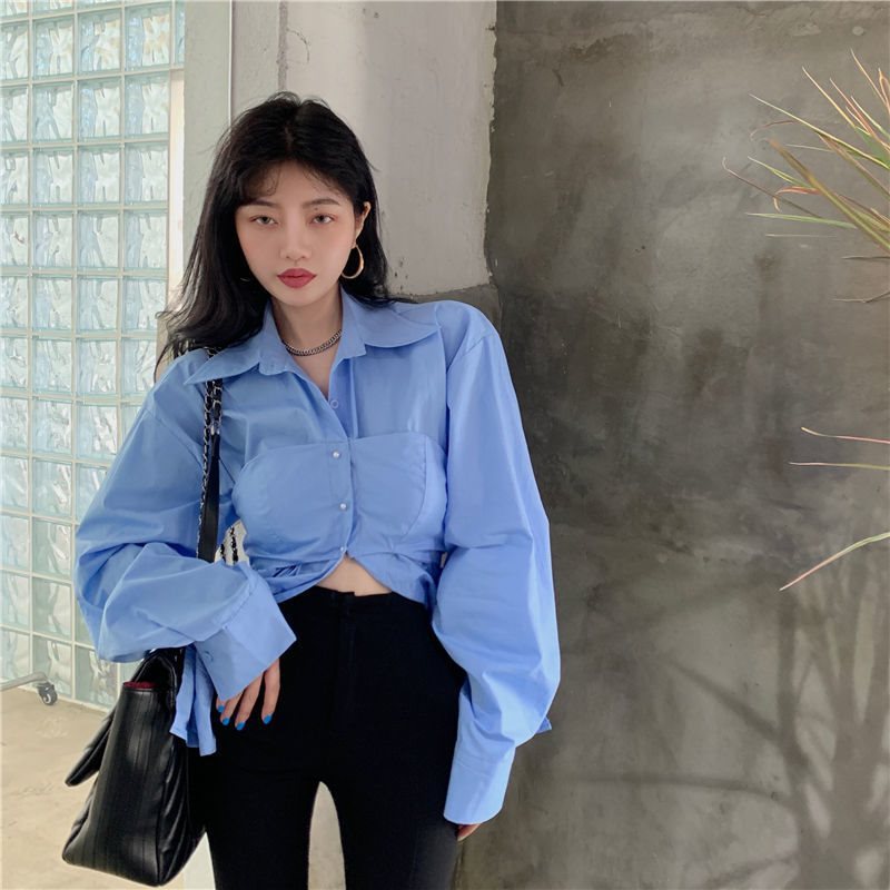 Shirt Women's Design Sense Niche Spring And Autumn New Shirt