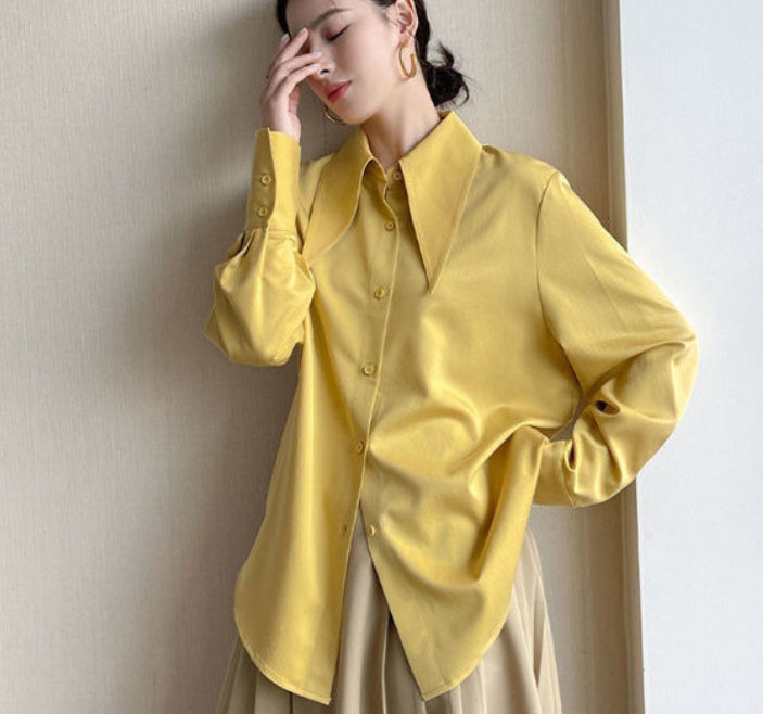 Tipsy French Style High-grade Women's Early Autumn Down Shirt